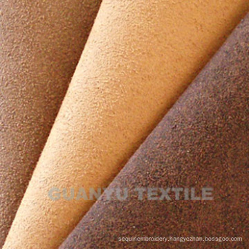 Compound Faux Suede Fabric for Home Textile Slipcovers